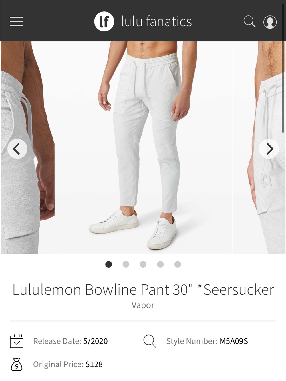 Lululemon Bowline Pant 30”